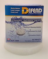 Defend DEF-UT1000 Ultrasonic Enzymatic Tablet, Shape, (Pack of 64)