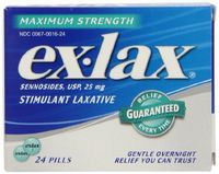Ex-Lax Maximum Strength Laxative, 24 Count
