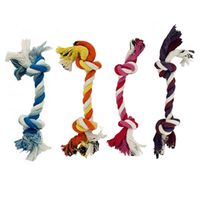 Puppy Rope Toys for Small Dogs | Ideal for Entertainment and High Active Puppies | Puppy Teething Toys | Knots Dog Toy for Smart Newborn Pet | Doggy Interactive Chew Mini Dental Pack of 4