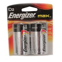 12 Pack Energizer E95BP-2 D Cell Alkaline Batteries 2 Batteries per Package