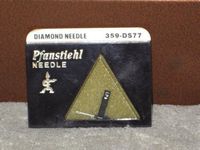 Pfanstiehl 359-DS77 Diamond Phonograph Record Player Needle N314SD, E15XSD, 606SD, E31073DS, 832DS, AC329D1, Electro Voice 2619DS; fits Electro Voice 132, 132D, 163, 163D
