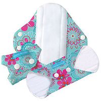 Charlie Banana 3 Feminine Pads, Regular Floriana, 0.3 Pound