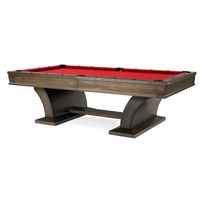 Plank and Hide Paxton 8' Pool Table - Billiard Table with Framed Slate - For Game and Entertainment Room