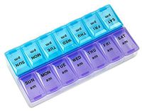 MEDca Weekly Pill Organizer, Twice-a-Day, 1 Pill Organizer