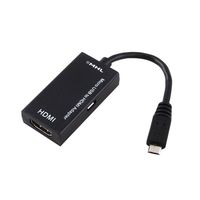 Geekercity MHL Micro USB to Hdmi Adapter Converter Cable 1080p HDTV for Samsung Galaxy S2, Note 4, HTC M8, HTC One