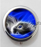 BlackKey Animal Cat Cute Kitty 3-Compartment Decorative Pocket Gift Box Case Organizer for Pill, Color 1-151