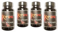 Pharmaceutical Grade Melatonin by Xtreme :: 3mg Tablets :: Better Sleep :: Brain Health :: 100 Tabs :: Fast Acting and Non-Habit Forming Sleep Aid! (4 Pack)