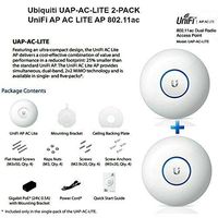 Ubiquiti UAP-AC-LITE 2-PACK UniFi AP AC LITE AP 802.11ac Gigabit Dual-Radio PoE