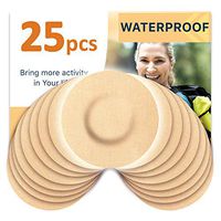 Fixic Adhesive Patches 25 Pack - ENLITE - Guardian - Best Adhesive Patches – Round - Pre Cut – TAN Color – No Hole