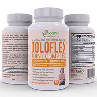 Joint Pain Relief Supplement. Natural Anti-Inflammatory Antioxidant Formula - Glucosamine, Chondroitin, Turmeric, MSM, Boswellia - for Back & Joint Pain. Free E-Book. 20 Servings (60 Caps). Doloflex