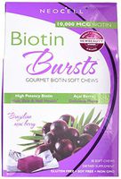 Neocell Neocell Laboratories Biotin Bursts Chewable Acai Berry, High Potency (Pack of 2)
