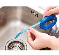 LTDD Flexible Useful Mini Snake Drain Cleaner Hair Remover Sewer Pipe Cleaner (Blue)