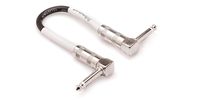 Hosa CPE-106 Right Angle to Right Angle Guitar Patch Cable, 6 Inch