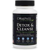 Detox & Cleanse 15 Day Quick Cleanse Advanced Formula | Supports Digestive & Immune Health Weight Loss Energy Levels | Colon Cleanse Gentle & Natural Dietary Supplement