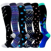 Compression Socks for Women & Men 20-30mmHg Best Knee High Stockings for Running Nurses Hiking Cycling Recovery