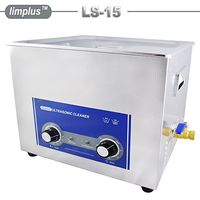limplus 15liter Garden Equipment Ultrasonic Cleaner AC110V USA Plug 40kHz