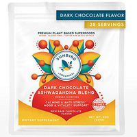 Dark Chocolate Flavor Ashwagandha Powder Organic, Great Tasting Immunity, Thyroid Support Supplement, Adrenal Support and Cortisol Manager, Anti-Anxiety and Stress Relief, Made in USA