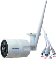 Microseven 5MP UltraHD 2560x1920 WiFi Two-Way Audio, Alexa, Wide Angle,SD Slot,Indoor/Outdoor Day&Night Bullet Security IP Camera, H.265 Human Detection, FTP,Cloud,Web GUI, Apps,VMS,ONVIF,Broadcasting