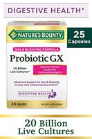 Nature's Bounty Probiotics Pills Gas and Bloating Dietary Supplement, Supports Digestive and Intestinal Health, 25 Capsules