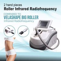 Vacuum Shape Vela Big Roller Infrared Radiofrequency 2 Hand Pieces for Skin and Cellulite Treatment