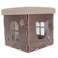 Pet Nest- Bench Cat Litter Cat Cage Teddy Kennel Cat House Claws Send Catnip Cat House,Cat Room,