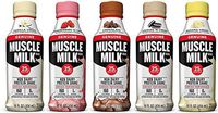 Muscle Milk Genuine Non Dairy Protein Shake, 5 Flavor Variety Pack, 25g Protein, 14 FL OZ (Pack of 10)