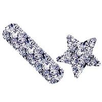 Glitter Stars & Strips, Assorted Sizes, Stat Strip 100 pk
