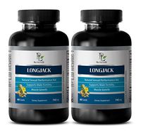 Weight Loss Supplements - LONGJACK 745MG - Premium Advanced Formula - L-arginine Bulk - 3 Bottle (180 Capsules)