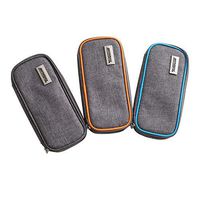 Portable Insulin Cooler Bag Diabetic Organizer Medical Travel Cooler Pack + 2 Ice Pack (Blue)