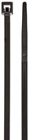 Miniature UV and Weather Resistant Cable Tie, 18lbs Tensile Strength, 7/8" Bundle Diameter, 0.100" Width, 4" Length, Black (Pack of 1000)