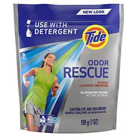 Tide Odor Rescue with Febreze Odor Defense Laundry Pacs in-Wash Detergent Booster, 9 Loads, 7 Oz
