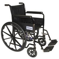 Venture Standard Wheelchair, 18"W x 16"D, Fixed Arms, Swingaway Elevating Legrests