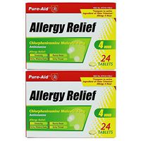 Pure-Aid Allergy Relief - 24 Tablets (2 Pack)