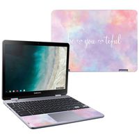 MightySkins Skin Compatible with Samsung Chromebook Plus LTE (2018) - BeYouTiful | Protective, Durable, and Unique Vinyl Decal wrap Cover | Easy to Apply, Remove, and Change Styles | Made in The USA