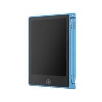 Fine LCD Writing Tablet, 4.5 inch Writing Board Doodle Board, Electronic Doodle Pads Drawing Board Gift for Kids and Adults at Home,School and Office (Blue)