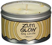 Indigo Wild Zum Glow Soy Candles, Almond