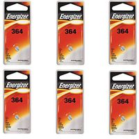 Energizer 364BPZ Zero Mercury Battery - 6 Pack