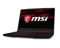 MSI GF63 8RD-223, Windows 10, i5-8300H, 2.3 GHz, Geforce 1050 1050 Ti, 256 GB, Black (Refurbished)