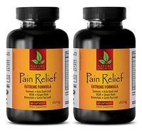 Anti inflammatory Supplement Back Pain - Pain Relief 610MG - Extreme Formula - Green Tea Diet Pills - 2 Bottles (120 Capsules)