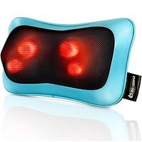 Shiatsu Neck Back Massager Pillow with Heat, Deep Tissue Kneading Massage for Back, Neck, Shoulder, Leg, Foot, Perfect Gift for Men Women Mom Dad, Stress Relax at Home Office and Car