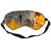 Hedgehog Sleep Eye Mask for Sleeping Contoured Eyemask Silk Best Night Blinder Eyeshade for Men Women Kids
