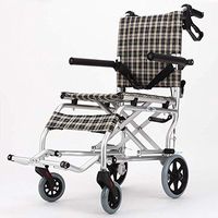 LHQ-HQ Medical Rehab Chair, Wheelchair,Lightweight Folding Wheelchair Driving Medical Adult Medical Supplies, Elderly Wheelchair Children Folding Portable Small Wheel Travel Elderly Small Simple Troll