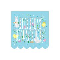 Design Design Happy Easter Bunnies Luncheon Paper Napkins 16 ct