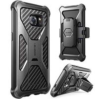 i-Blason Prime Series Case for Galaxy S7, [Kickstand] [Heavy Duty] [Dual Layer] Holster Cover with [Locking Belt Swivel Clip] for Samsung Galaxy S7 2016 Release (Black)