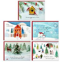 Hallmark Paper Wonder Pop Up Christmas Cards Assortment (5 Cards with Envelopes)