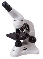 Levenhuk Rainbow 50L Moonstone Lightweight Student Microscope (40-800x) with Experiment Kit and Storage Case