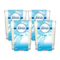 Febreze Scented Air Freshener Candle, Linen and Sky, 6.3 Oz, 4 Count