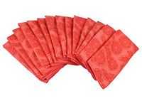 DII Bulk Pack Microfiber Cleaning Towels, 16 by 24-Inch, Grapefruit, Set of 12