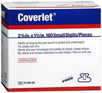Coverlet Adhesive Dressing Strips Small Fingertip - 100