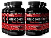 Nitric oxide drink - NITRIC OXIDE MUSCLE PUMP 2400MG - libido booster (6 Bottles)